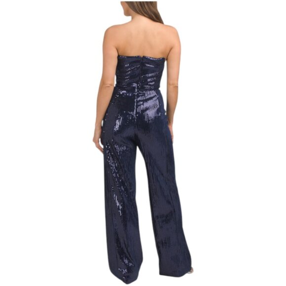 BLACK HALO Made In Usa Lena Sequin Jumpsuit - Picture 2 of 3